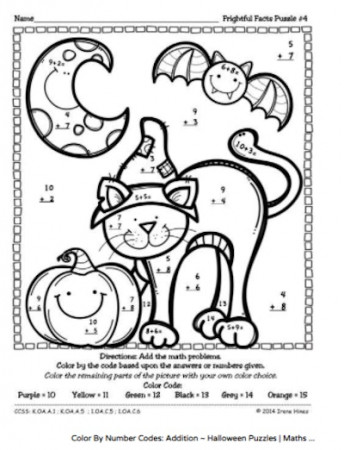 Halloween Color By Number Printable ...