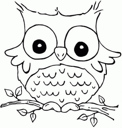 Free Printable Owl Coloring Pages Cartoon Owl - Gianfreda.net