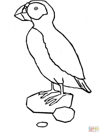 Puffin coloring page | Free Printable Coloring Pages