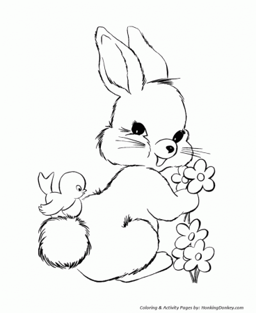 Bunny - Coloring Pages for Kids and for Adults