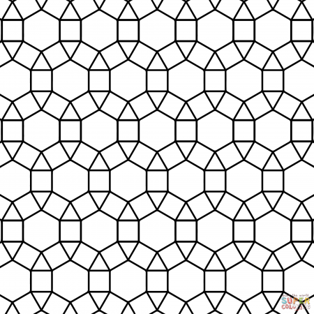Coloring : Tessellation Coloring Pages Free Sheets Printable Geometry Dasho  Print Patterns Worksheets Tessellation Coloring Pages ~ Coloring Monica