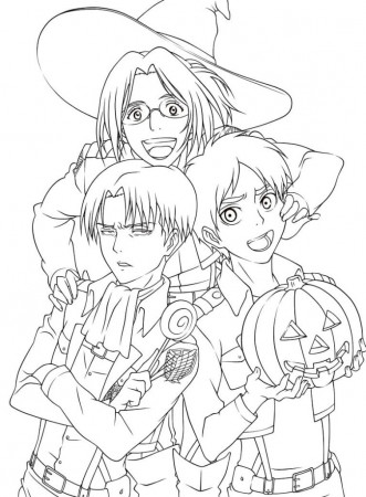 Attack on Titan coloring pages - Free printable coloring pages