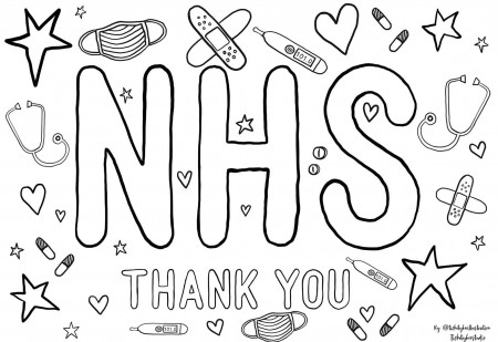 Coronavirus: Show your appreciation for our NHS heroes by colouring this  illustration and displaying it in your window