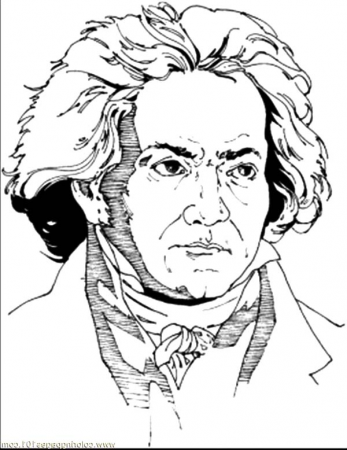 Beautiful Symphony Of Beethoven Coloring Pages : Best Place to Color in  2020 | Coloring pages, Beethoven, Color