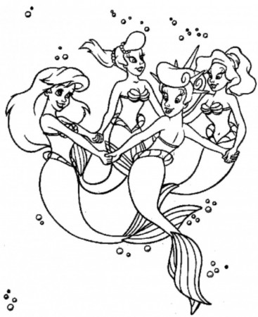 Ariel Coloring Pages for Children | 101 Coloring