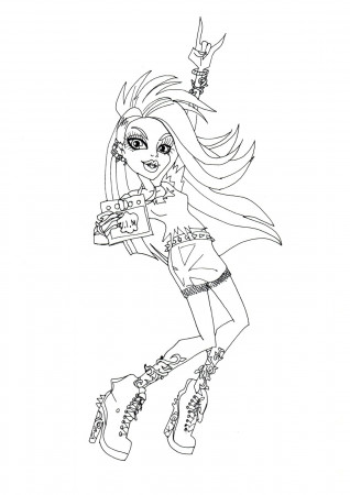 Monster High Coloring Pages - Get Coloring Pages