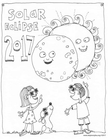 Solar Eclipse Coloring Page | Skip To My Lou