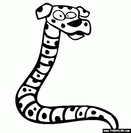 Silly Animals Online Coloring Pages