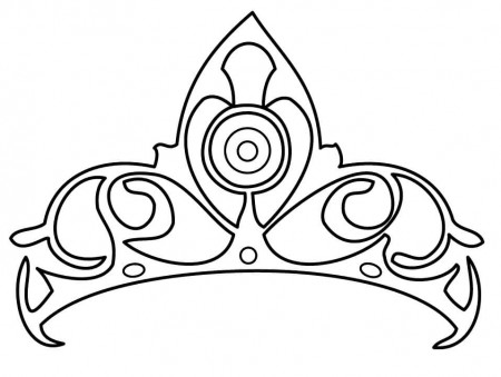 Girl Crown Coloring Page - Free Printable Coloring Pages for Kids