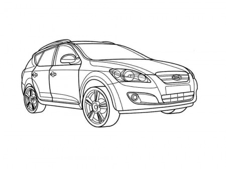 Kia coloring pages. Free Printable Kia coloring pages.