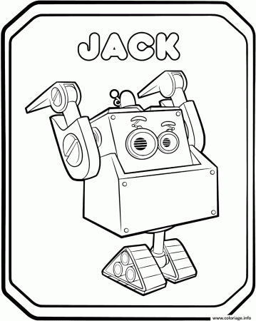 Coloriage Rusty Rivets Robot Jack - JeColorie.com