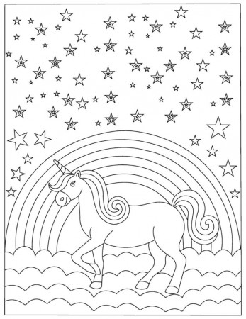 Free UNICORN Coloring Pages for Download (Printable PDF) - VerbNow