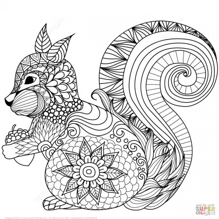 25+ Inspiration Image of Animal Mandala Coloring Pages -  entitlementtrap.com | Mandala à colorier, Livre de couleur, Coloriage  écureuil