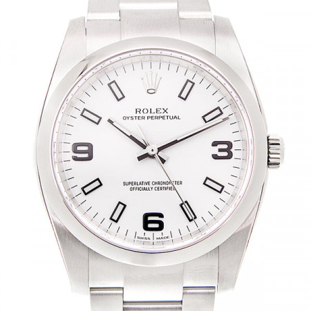 Rolex Oyster Perpetual 114200WT White - Perpetual & Co Watches