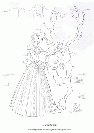 30 Frozen Coloring Pages (Elsa, Anna, Olaf and more!) - In The Playroom