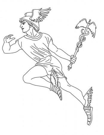 Pin by Diana Sampaio on Mitologia | Greek drawing, Greek mythology gods, Coloring  pages