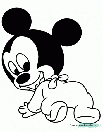 First Paper Ba Disney Coloring Pages To Download And Print For ...