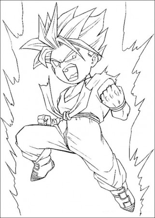 Dragon Ball Z Coloring Pages Dragon Ball Z Coloring Pages On ...