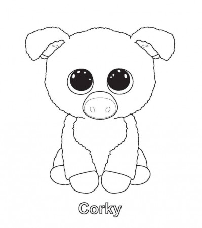 Coloring Pages : Beanie Boo Ty Coloring Pages Sparkles Free ...