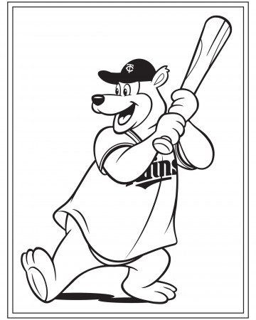 Kids Coloring Pages | Minnesota Twins