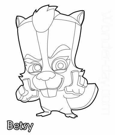 Betsy Zooba Coloring Pages - Zooba Coloring Pages - Coloring Pages For Kids  And Adults