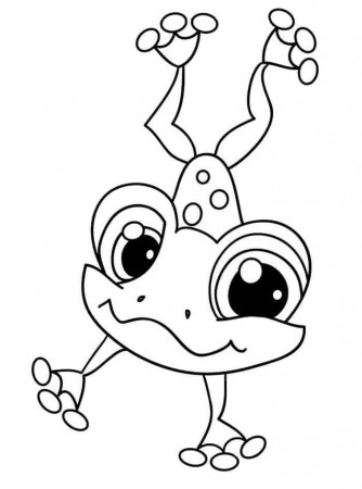 Baby Frog Coloring Pages | Hayvan boyama sayfaları, Littlest pet shop,  Boyama sayfaları