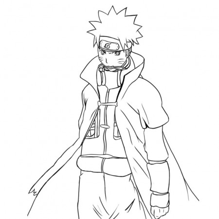 Drawing Naruto #38074 (Cartoons) – Printable coloring pages