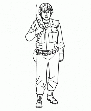 New Army Soldier Colouring Pages, Train Coloring Pages Of Army ...