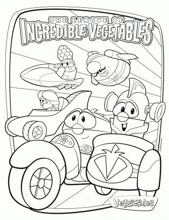 14 Pics of VeggieTales Bible Coloring Pages - VeggieTales Coloring ...