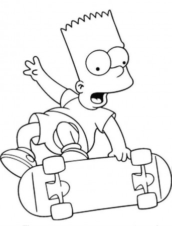 Simpson Coloring Pages To Print - High Quality Coloring Pages