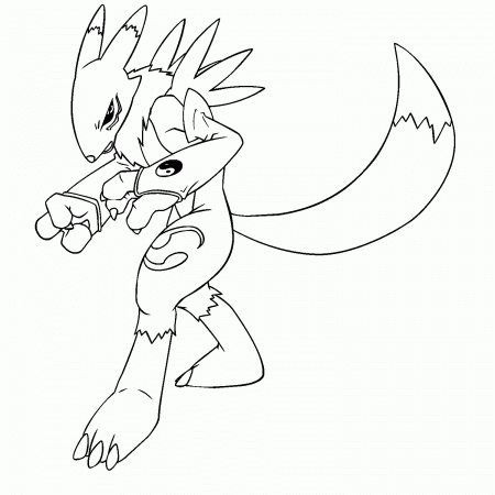 Printable Digimon Coloring Pages | Coloring Me