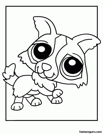 Puppy Printable Coloring Pages | Free Coloring Pages