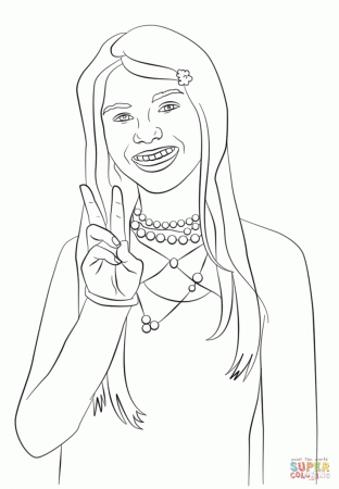 Lola Martinez from Zoey 101 coloring page | Free Printable ...