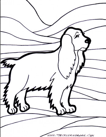 Dog Coloring Pages Free Printable Coloring Pages