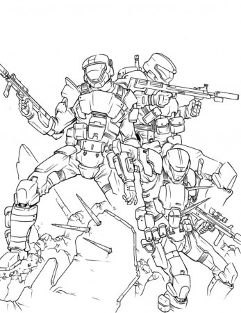 Halo Coloring Pages - 90 Printable Coloring Pages