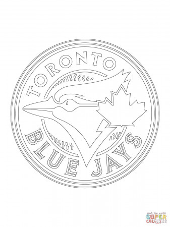 Toronto Blue Jays Logo | Super Coloring | Baseball coloring pages, Toronto  blue jays logo, Sports coloring pages