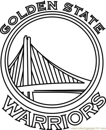 Golden State Warriors Coloring Page for Kids - Free NBA Printable Coloring  Pages Online for Kids - ColoringPages101.com | Coloring Pages for Kids