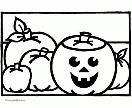 Jack O' Lanterns - Halloween Coloring Pages!
