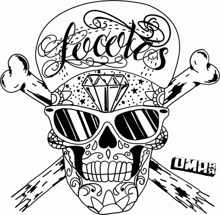 Skull Coloring Pages Related Keywords & Suggestions - Skull ...