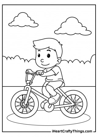 Bicycles Coloring Pages (Updated 2023)
