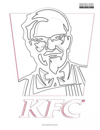 KFC Logo Coloring page - Super Fun Coloring