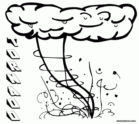 Tornado coloring pages | Coloring pages to download and print