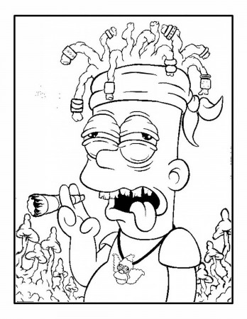 17 90's Animation Stoner Coloring Pages - Etsy