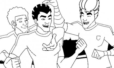 Supa Strikas Coloring Pages