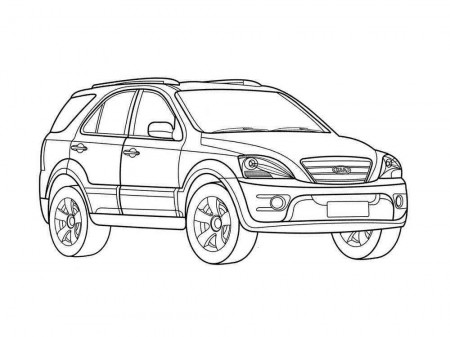 Kia coloring pages. Free Printable Kia coloring pages.