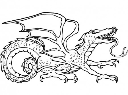 dragon coloring pages for kids - Clip Art Library