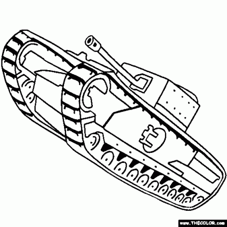 Tanks Online Coloring Pages