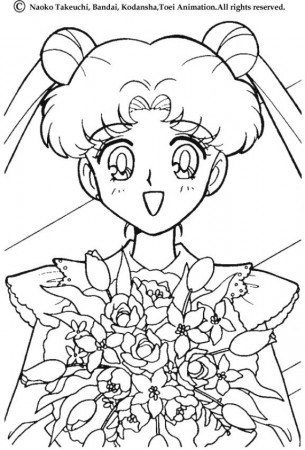SAILOR MOON coloring pages - Sailor Moon with her boyfriend