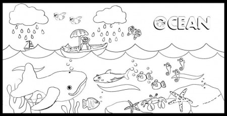 Ocean Coloring Sheet - Unschoolingnyc.net