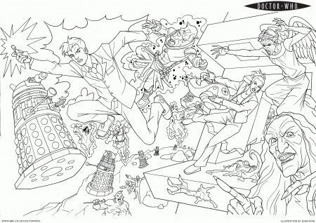 18 Free Pictures for: Dr Who Coloring Pages. Temoon.us